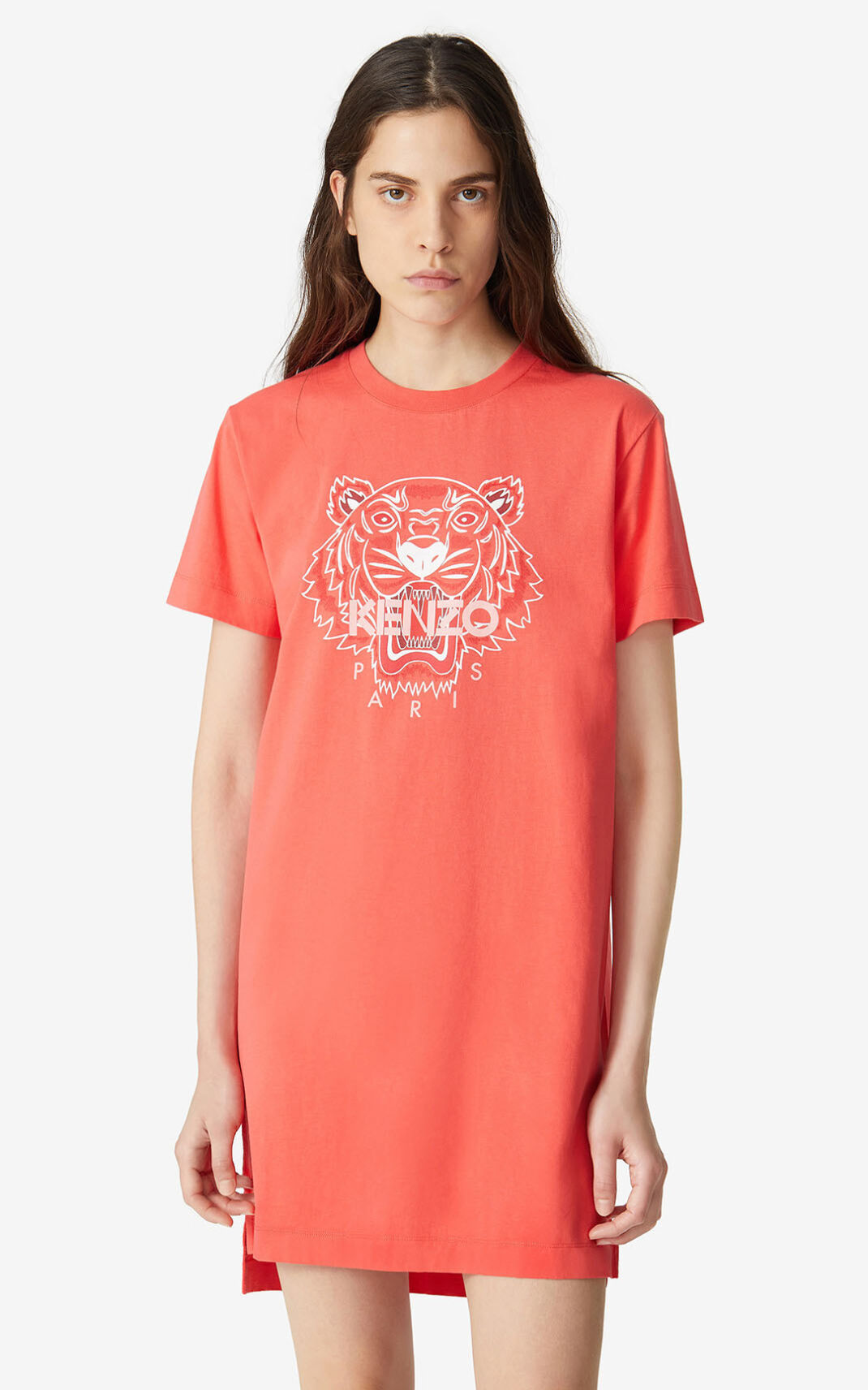 Kenzo 虎 T shirt ワンピース レディース 赤 - JWTBHS781